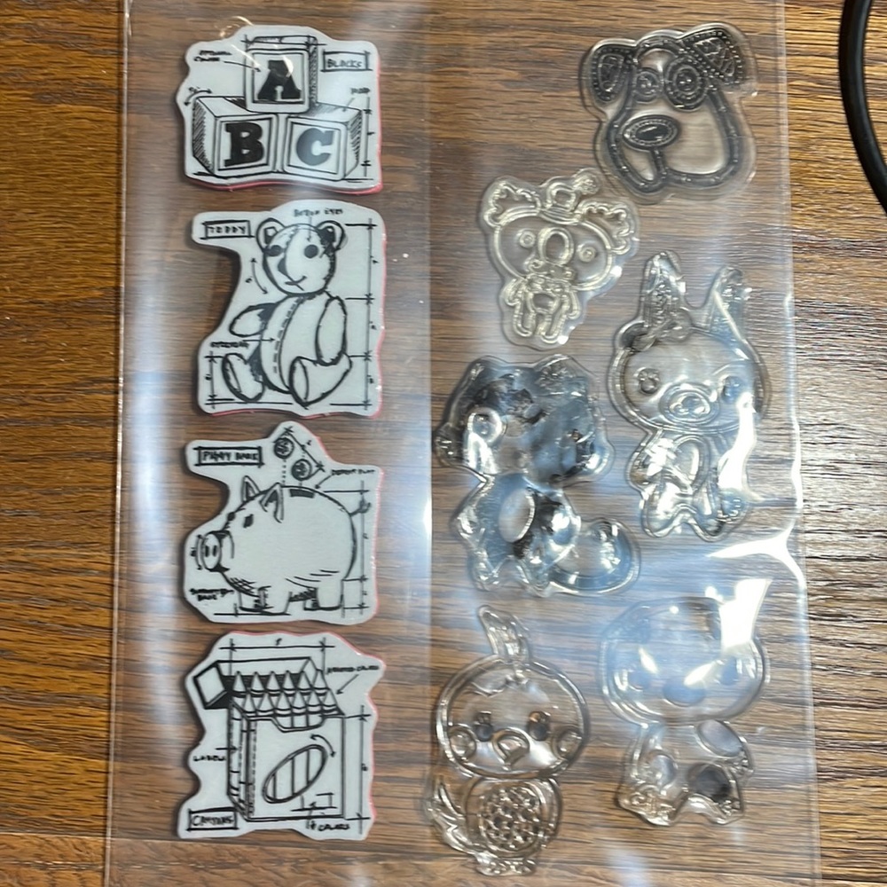 Kid Themed Rubber Stamps